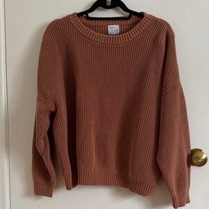 🇨🇦 kindly the label (pigeon said please) slouchy knit crew neck sweater